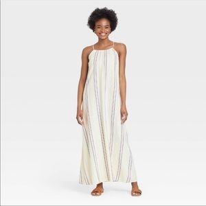 🌼NWT Sleeveless Striped Maxi Dress🌼